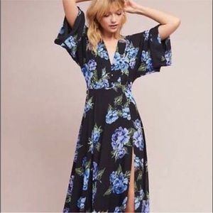 Anthropologie Floral Maxi Dress in XS